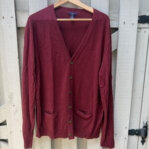 Gap Cotton Knit Cardigan
